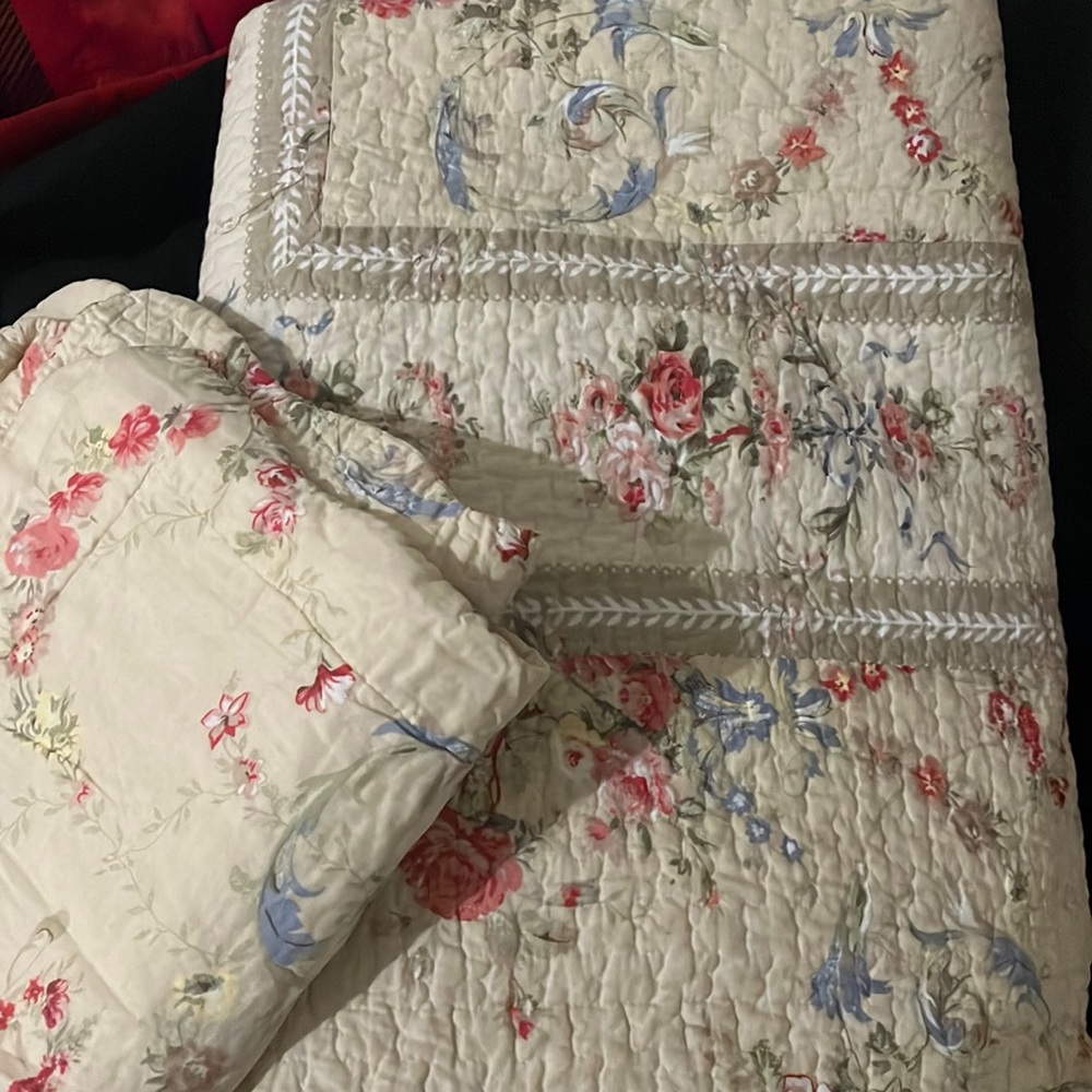 Queen size comforter with 2 pillow cases